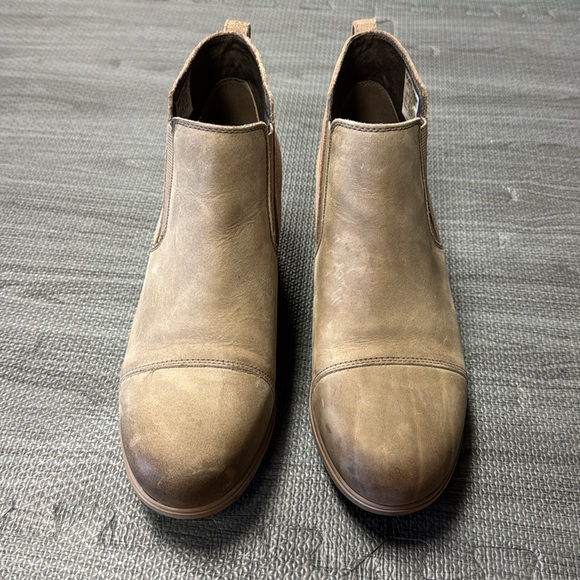 SOREL Evie Pull-on Wedge Bootie, Waterproof Suede Leather - Women’s Size 10.5 - Picture 5 of 12